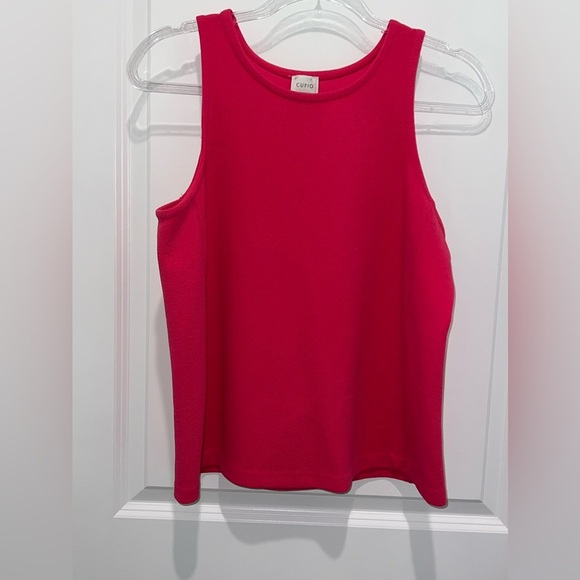 Like New Cupio size L fuchsia pink cami no signs of wear, stains or flaws - Picture 1 of 9